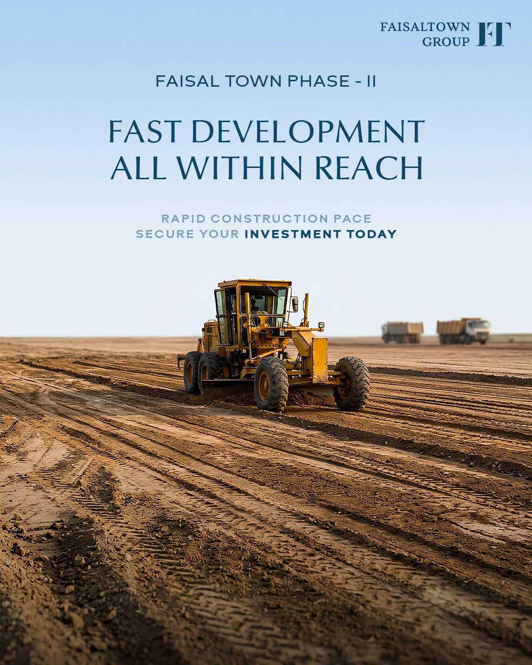 Fast development at Faisal Town Phase II